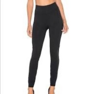 NWT SPANX Perforated‎ Panel Very Black Leggings XS